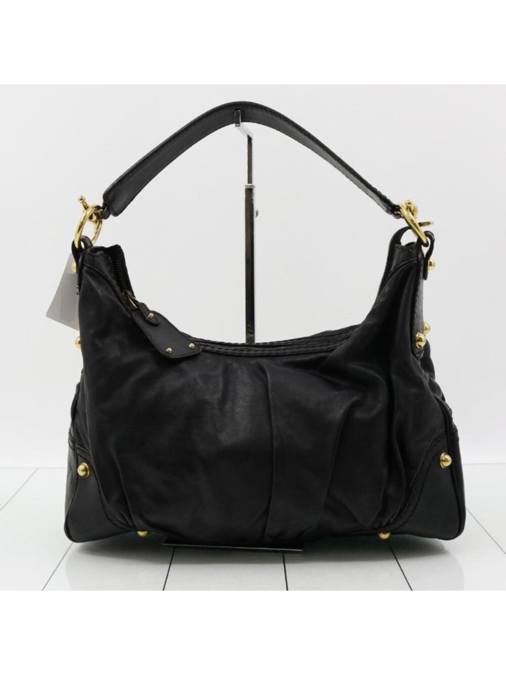 Gucci Shoulder Bag Black Leather
